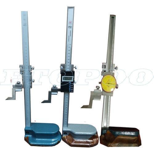 0-150mm 200mm 300mm 500mm Stainless Steel Digital Height Gauge Electronic Height Vernier Caliper Woodworking Table Marking Ruler