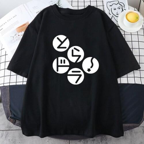 Toradora Japan Anime Print T shirts Summer Short Sleeve Round Neck Streetwear Tee New Female Harajuku Oversized Black T shirts