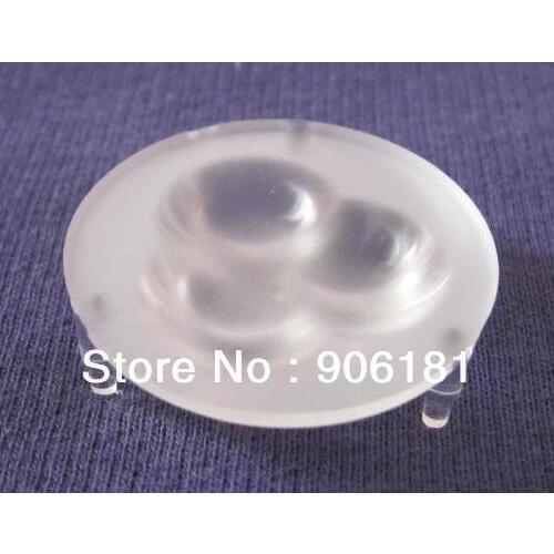 JMC-35 High quality LED Optical Lens 3P, Size:35X10.55mm, Grinding Surface with feet, 25 degree ,PMMA materials