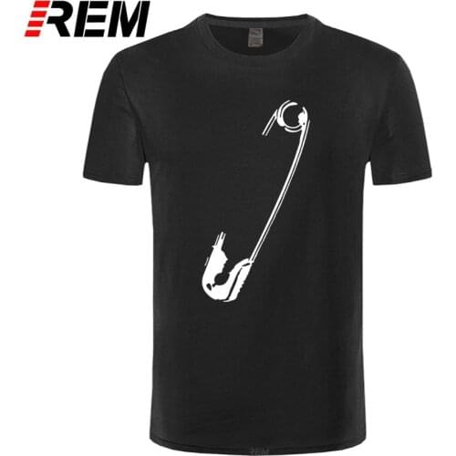 REM 100% cotton short sleeve cool men T shirt casual funny men t shirt o-neck summer men t-shirt tops tee shirts