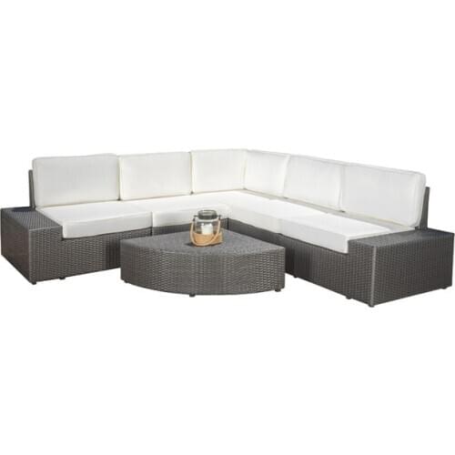 Living Room Sofa Outdoor Rattan Wicker 6 Piece Sofa Sectional Set