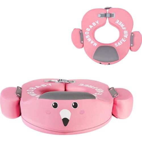 Non-Inflatable Swimming Ring Summer Toys Baby Arm Swim Floater Infant Lying Swimming Ring Pool Trainer for 2-5 Years Kids