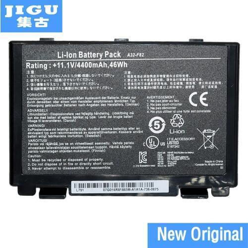 JIGU Original Laptop Battery For Asus A32-f82 A32-f52 A32 F82 F52 K50ij K50 K51 K50ab K40in K50ij K40 K42 K42j K50in K60 K61 K70