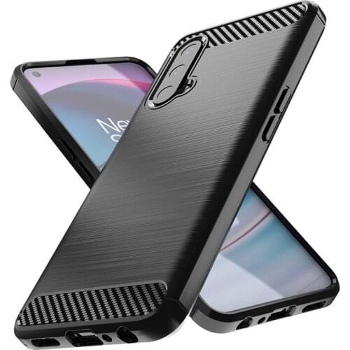 Shockproof Carbon Fiber Cover For OnePlus Nord CE 5G Case OnePlus Nord CE 5G Silicone Back Case For OnePlus Nord CE 5G Fundas