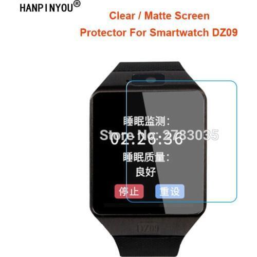 For DZ09 / VG18 Smart Watch Clear Glossy / Anti-Glare Matte Screen Protector Film (Not Tempered Glass)