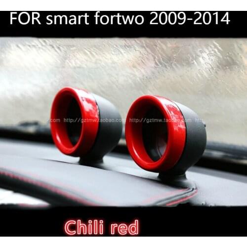 Car Styling 2009-2014 FOR Benz Smart Fortwo Carbon Fiber Car Interiors Modified Patches Patch 2 Barrel Tachometer Car-Styling