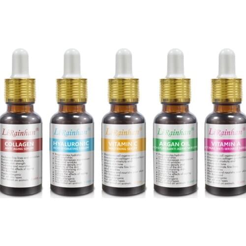 VC Hyaluronic Argan Essence Oil Collagen Remove Dark Blots Facial Skin Care 20ml SSwell