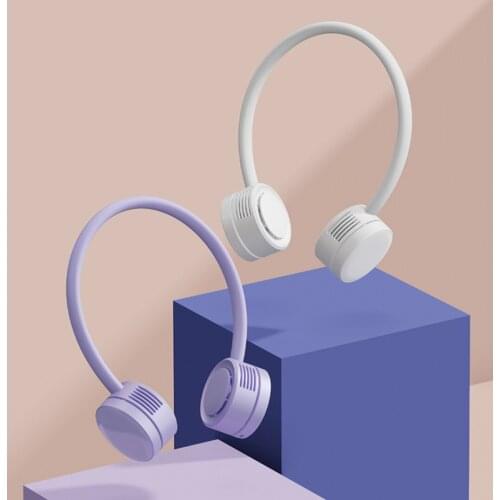 Youpin Portable Mini Neck Fan 3-speed Adjustable 1800mAh USB Rechargeable Sports Fan Hands-free Rotatable Fans for Home Outdoor