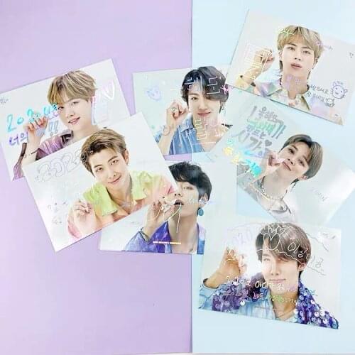 South Korean Groups K-POP Bangtan Boys 2020 SEASONS Poster Postcard Wall Sticker