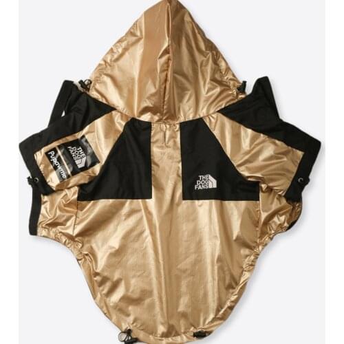 Pet Dogs Clothes Raincoat for Puppy Small Big Dogs Clothing French Bulldog Clothes Pug Hoodies Dog Windbreaker Jacket PDC0155