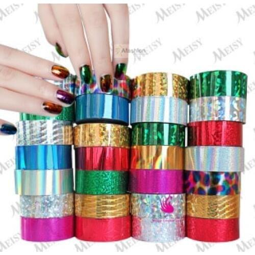 1 big roll 4cm*120m nail art start sticker 3d paper for polish styling tools gel decorations foil on stickers care