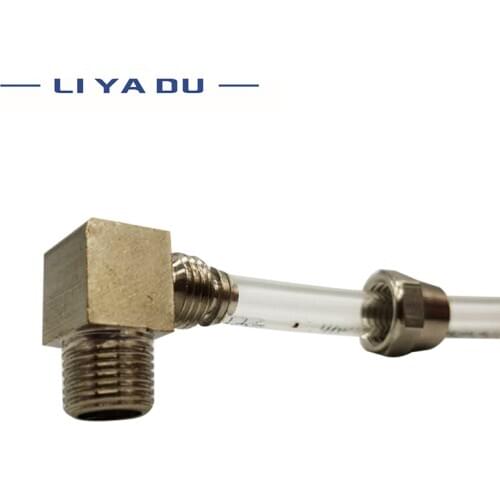 PL4 6 Tube to -m5 m6 1/8 1/4 Pneumatic Fittings Tube connected 90 degrees Male Thread Air Hose Quick Joint Coupler Connector