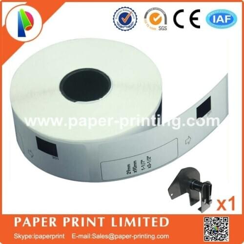 100 x Rolls Brother Compatible Labels DK11201 DK-1201 dk 11201 etiqueta with 1 black reusable plastic cartridge