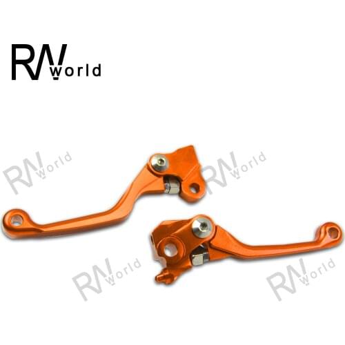 2PC Motorcycle CNC Adjustable Brake Clutch Levers For HONDA CRF250 450R 2007-2017 High Quality Short levers 2008 2009 2010-2016