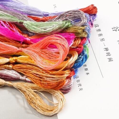 20Meters Multiolors Durable Birght Colors Cotton Cross Stitch Embroidery Thread Sewing Skeins Floss Kit DIY Sewing Tools