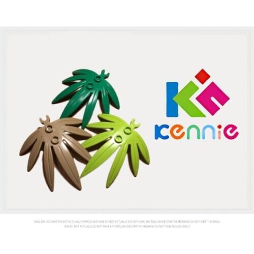 200pcs/lot Kennie DIY MOC building block parts Compatible with NO.10884 Figure leaf Mini Trees Bricks Block Toys Kids Gifts