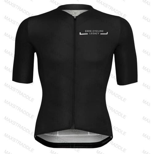 2021 COIS Pro Team Summer Cycling Jerseys Clothing Men Black Pink Blue Bike Shirt Wear Clothes Breathable
