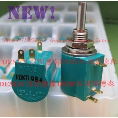 3 Turns 10K Potentiometer M1303 10K ohm WIREWOUND MULTITURN TYPE POT New Original Nidec Basic Construction