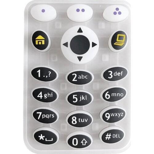 1PC Plastic Rubber Full-Keypad Accessories Kit Fit For Motorola XTS2500 XTS2500I Model 3 Portable Two Way Radio