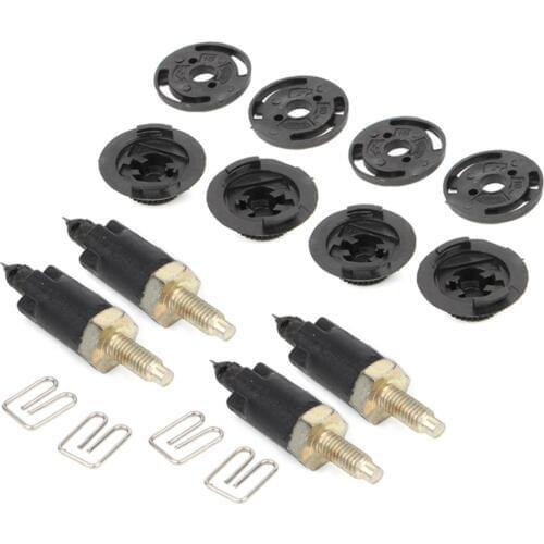 Car-styling 16Pcs/set HDI Engine Cover Clip Bolt Bonnet Hood Kit Fit For Peugeot Citroen C4 C5 dropshipping