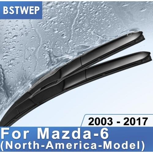 BSTWEP Hybrid Hybrid Wiper Blades for Mazda 6 Fit Hook Arms ( For North American Version Only )