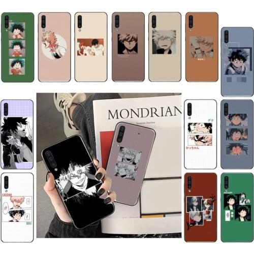 Anime My Hero Boku no Hero Academia deku bakugou Phone Cases For Samsung A71 A41 A21 A31 A72 A50 A70 A11 A12 M31 A51 A32