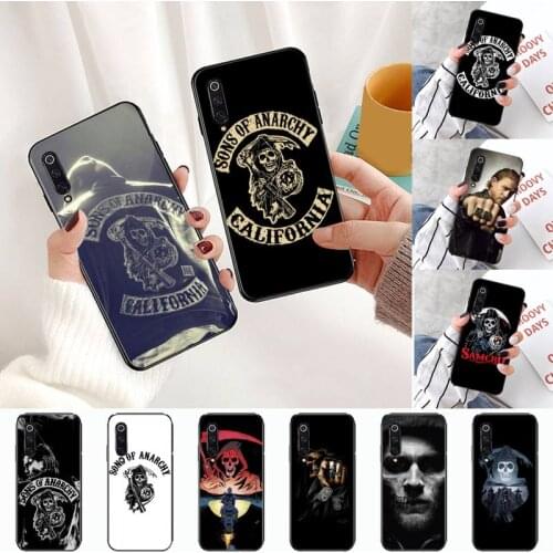 American TV Sons of Anarchy Phone Case For Xiaomi Mi A1 A2 5 6 6PLUS 8 9 SE Lite MIX 2 2S MAX 2 3 Pocophone F1