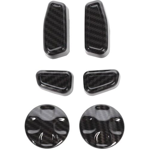 For Jeep Grand Cherokee 2011-2020 Seat Adjustment Button Switch Cover Trim for Jeep Cherokee 2014-2020 Accessories, 6PCS