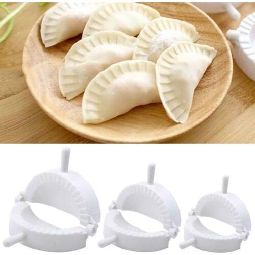 3pcs Dumpling Maker Dumpling Tool Dough Press Dumpling Mold Meat Pie Cutter for Ravioli Calzones Empanada Turnover Pierogi Gyoza