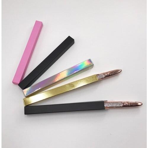 Eyebrow Boxes Packaging Empty Glitter Soft Boxes For Eyebrow Private Label Package Custom Logo Accept