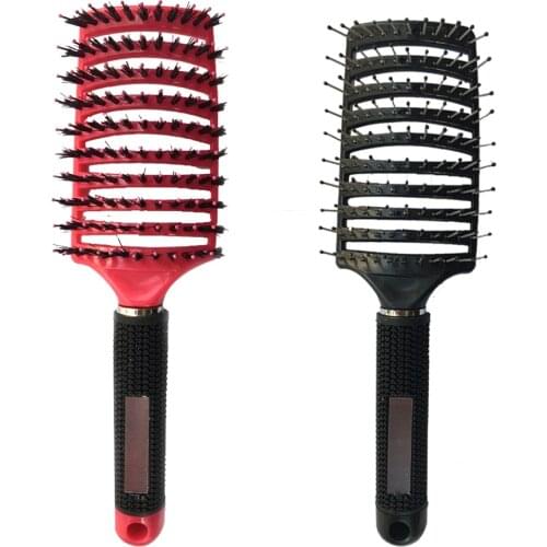 Hair Scalp Massage Comb Hairbrush Bristle Nylon Hairdressing Brush Styling Tool Pro Salon Hair Care Styling Tool