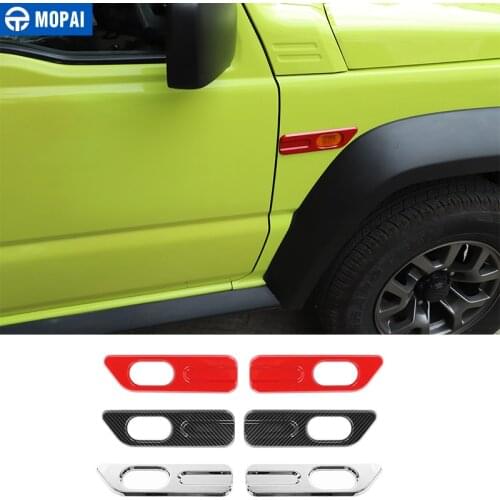 MOPAI Car Stickers for Jimny JB74 Car Side Fender Turn Signal Light Lamp Decoration Cover for Suzuki Jimny 2019+ Accessories