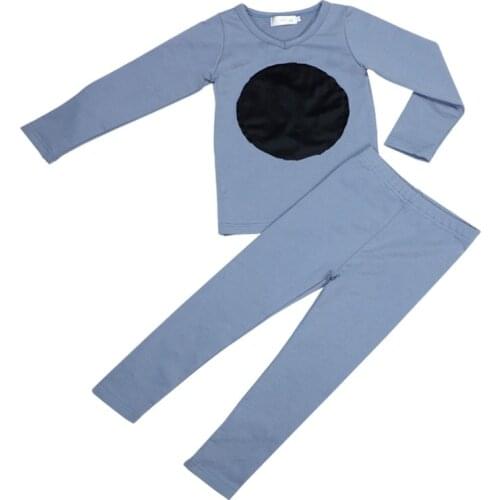 HITOMAGIC 2021 New Arrival Baby Girl Clothes Boys Pajamas Children Clothing Toddler Kids V neck Full Sleeves High Quality Autumn