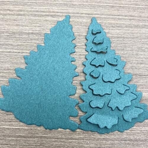 Christmas Trees Metal Cutting Dies Stencil Scrapbooking DIY Album Stamp Paper Card Embossing Decoration N25 20 Dropshipping