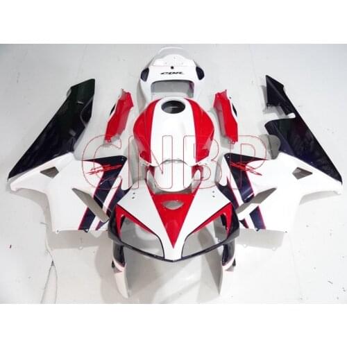 Fairings for Honda CBR600RR 2005 - 2006 White Red Black Motorcycle Fairing for Honda CBR600RR 2005 Fairings CBR 600 RR 05