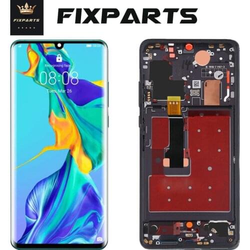 Original 6.47" Display with frame Replacement for Huawei P30 Pro LCD Touch Screen Digitizer Assembly VOG-L29 VOG-L09 VOG-L04