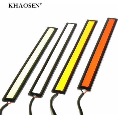 A pair Daytime Running Light 6w Super Bright 17cm COB DRL LED DC12V AutoCar Parking Light Driving Fog Lamp For Universal Car