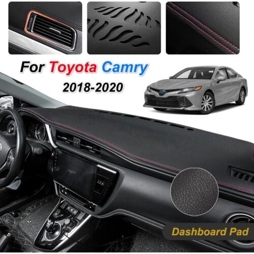 For Toyota Camry XV70 2018 2019 2020 Anti-Slip Mat Dashboard Dash Cover Pad Sunshade Dashmat Protect Carpet Car Accessories