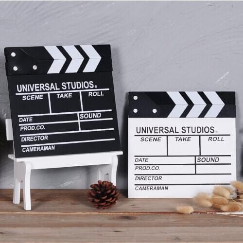 New Directors Record Board Wood Shooting Props Background Photo Studio Decorations