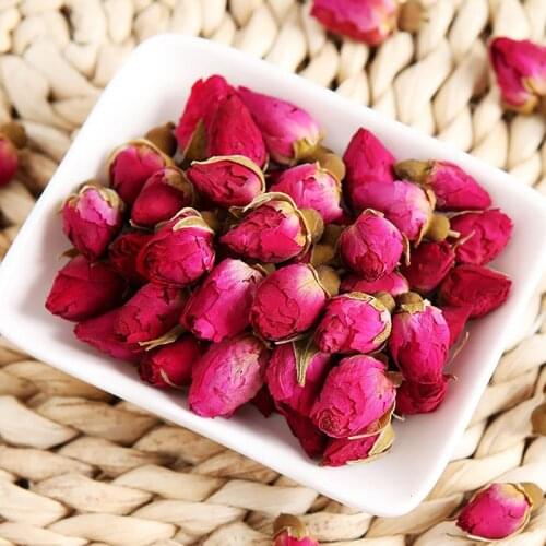 Rose Tea Rose hay tea womens tea double petal red rose 50g can take lemon slice