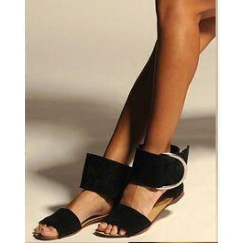 Women Casual Outfit Gladiator Flat Sandals Shoes Summer Rome Style Western Fashion Buckled Open Toe Women Brand Sandalias Shoes