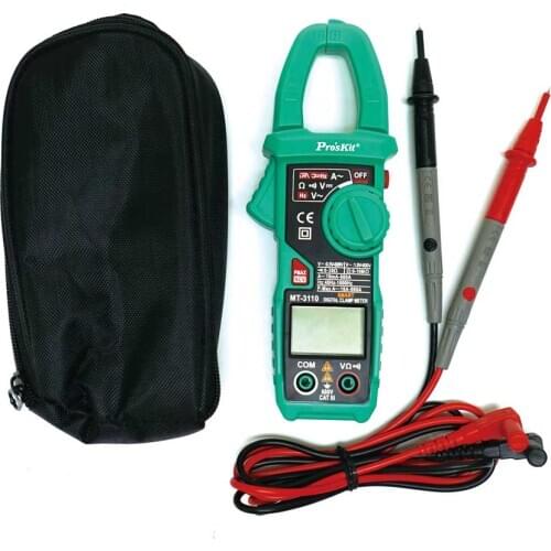 Proskit MT-3110 3 5/6 Smart Digital Clamp Meter multimeter Auto Selection of ACA,ACV,DCV,Resistance and Frequency