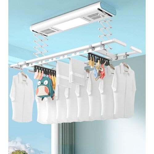GY Xiaomi Lot Smart Electric-Drive Airer Automatic Lifting Remote Control Balcony Drying Sterilization Voice Control Drying Rod