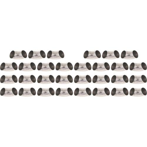 30pcs Exhaust Mandrel Bend 2.5" 63mm 90 Degree Bend Stainless Steel