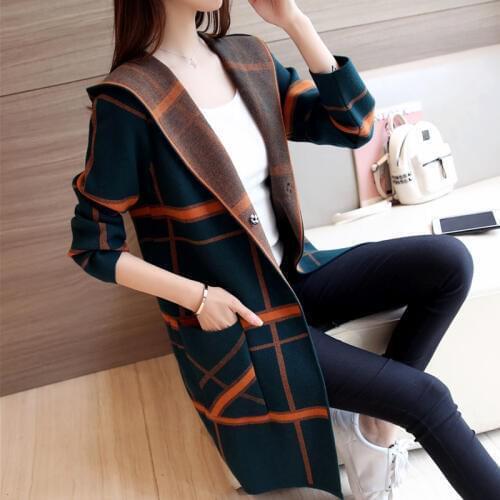 Womens Sweater Cardigan Spring and Autumn New Womens Autumn Wear Long High Quality Knit Jacket Women oversized sweater