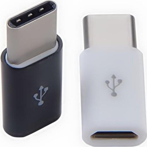 10pcs smartphoneType-c to Micro USB Adapter For Android Mobile Mini Type-C V8 Jack USB C Connectors OTG Converter