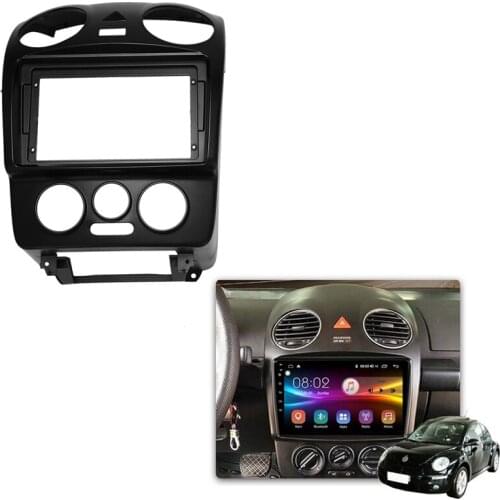 2Din Car Radio Fascia for Beetle 2004-2010 DVD Stereo Frame Plate Adapter Mounting Dash Installation Bezel Trim Kit