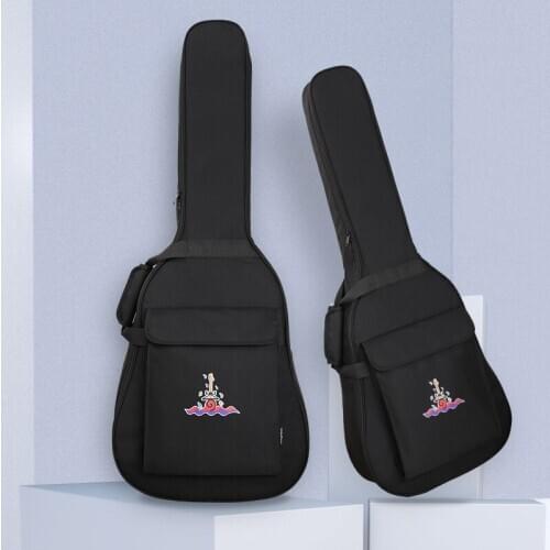 36/39/40/41 Inch Thick Waterproof Guitar Bag Black Folk Shoulder Guitar Backpack 38 Inch Guitar Cover Musical Instrument Bag