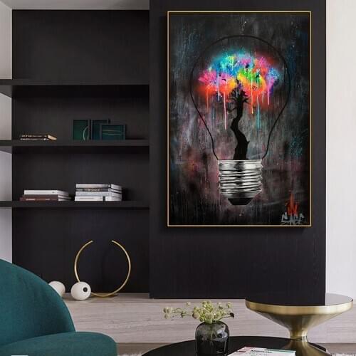 Abstract Graffiti Art Paintings on the Wall Art Posters and Prints Modern Street Art Canvas Pictures For Living Room Wall Decor