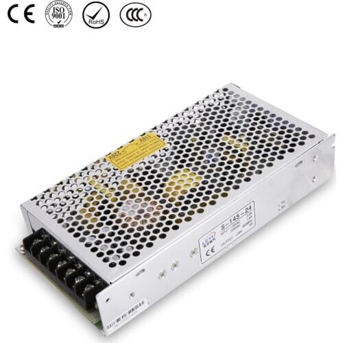 Factory price 145w single output 24v power supplies